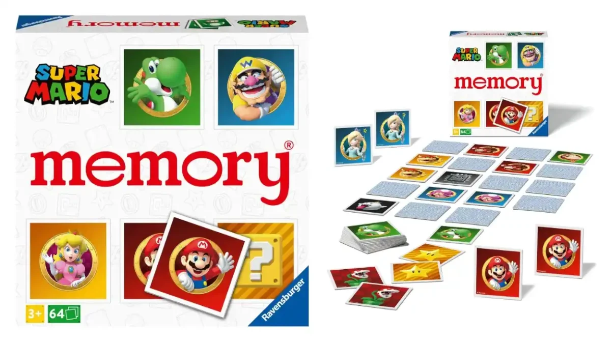 Un juego sencillo y entretenido para entrenar la memoria de los peques: Memory Super Mario por sólo 9,74€ (46% de descuento)