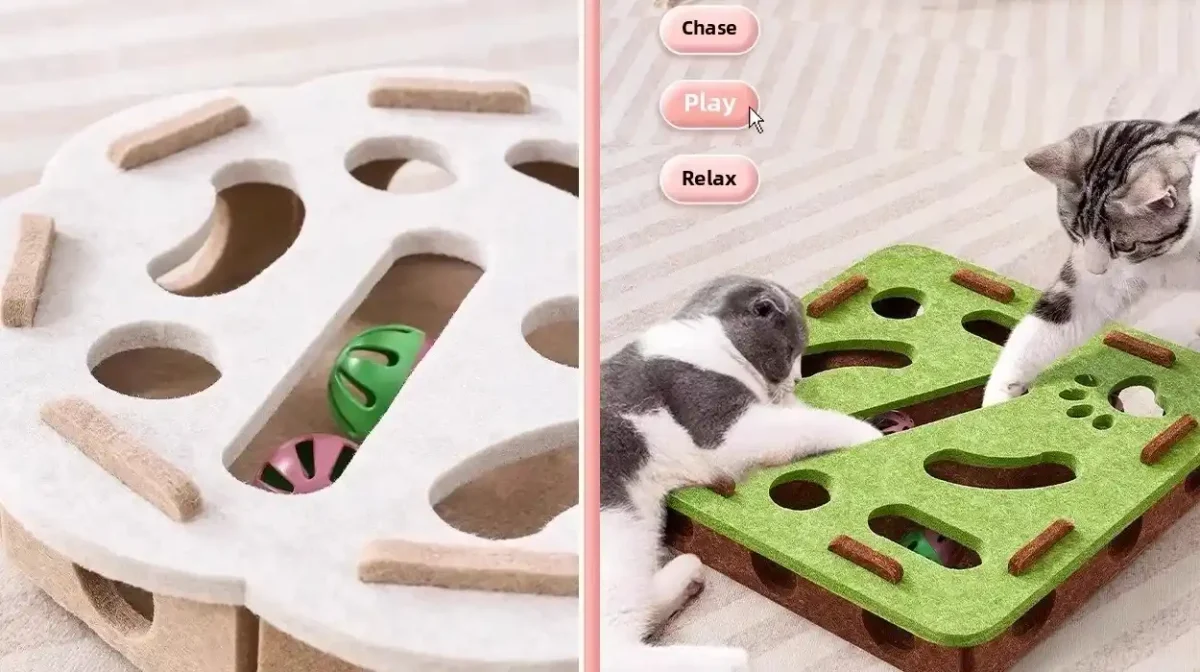 Diversión inteligente para gatos curiosos: Este rompecabezas hará felices a tus amigos peludos por sólo 3,69€