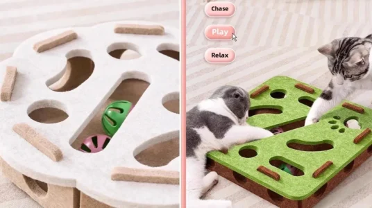 Juguete rompecabezas para gatos interactivo