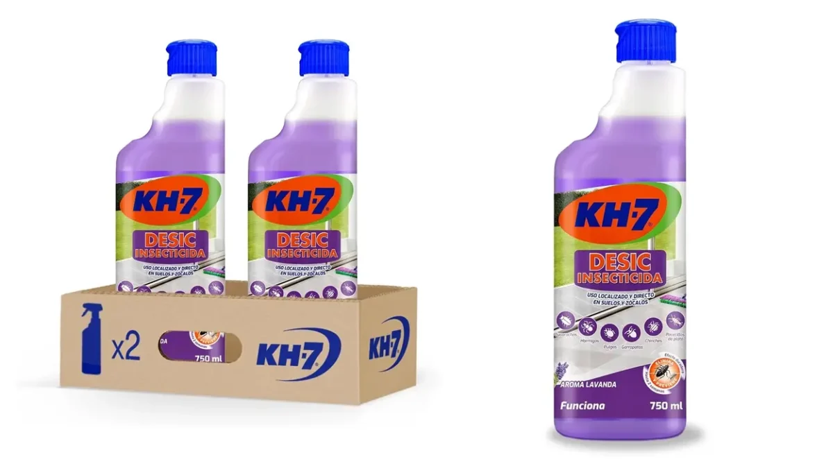 Pack x2 Insecticida fregasuelos KH-7 Desic aroma lavanda de 750 ml