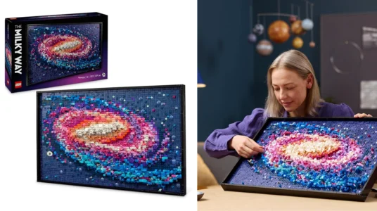 LEGO Art Galaxia Vía Láctea Arte Mural