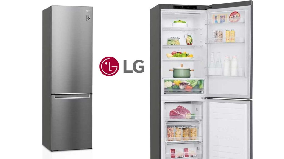 Amazon tiene al mejor precio del mercado este fantástico frigorífico Combi LG en acero inoxidable con cajones Fresh Zone