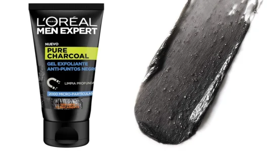 L'Oréal Paris Men Expert Pure Charcoal Gel Exfoliante Anti-Puntos Negros para Hombre