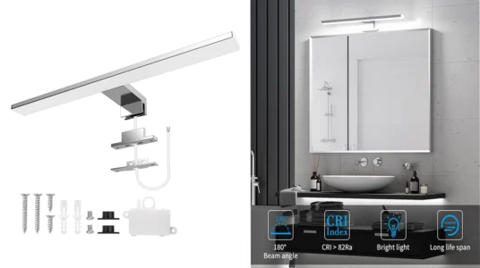 Lámpara LED de 40 cm y 820 lúmenes para espejo de baño