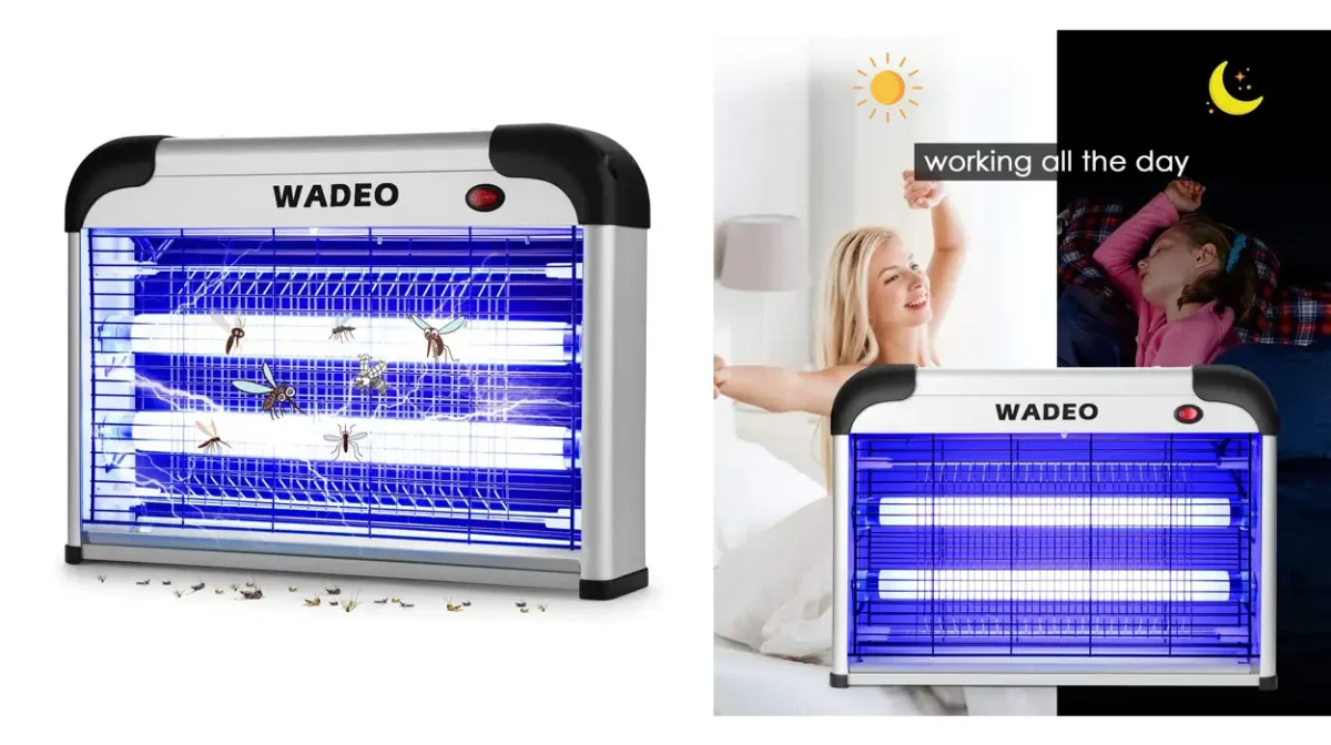 Lámpara matamosquitos eléctrica Wadeo con luz UV