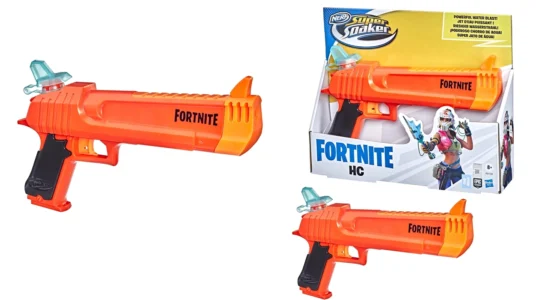 Lanzador de Agua Nerf Super Soaker Fortnite HC barato