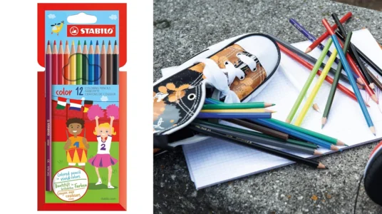 Lápiz de color STABILO color - Estuche con 12 colores