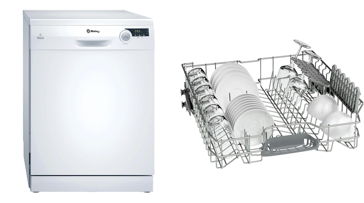 Lavavajillas de libre instalación Balay 3vs506bp de 12 servicios