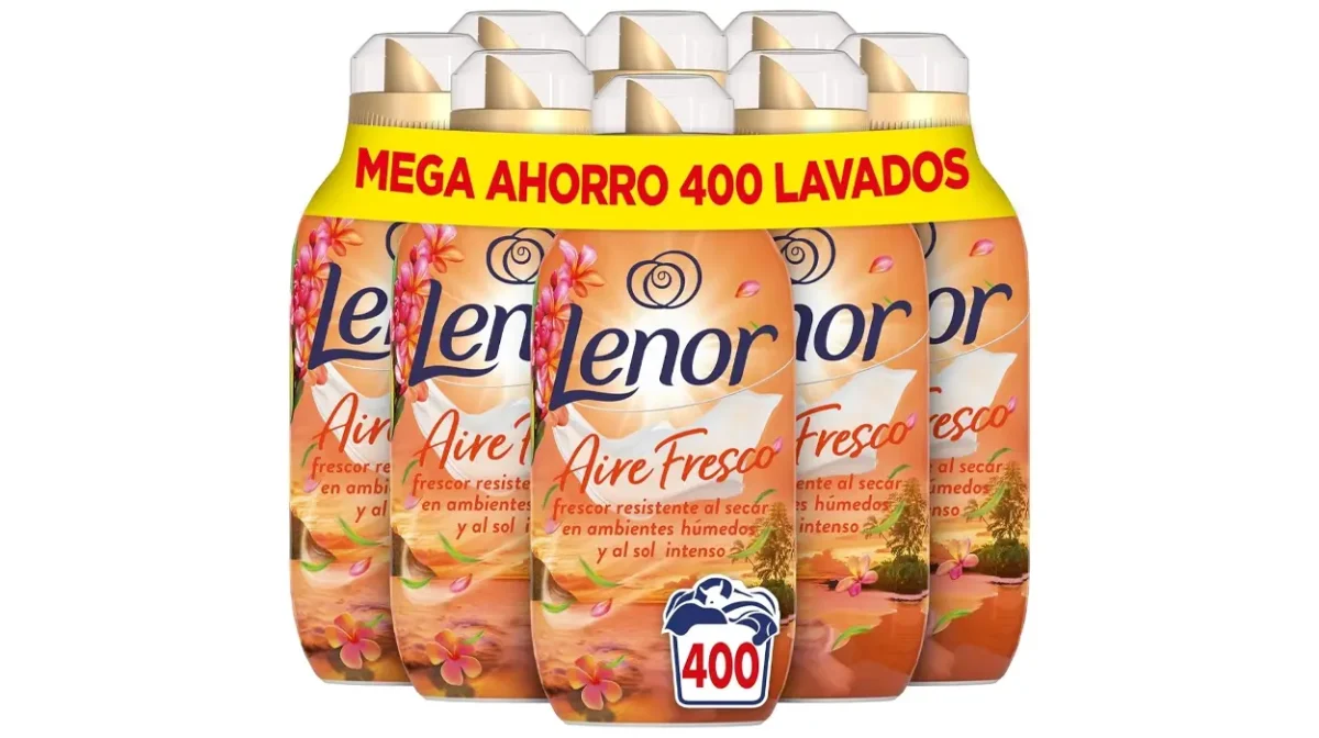 Pack de 8 Suavizante Lenor Aire Fresco para 400 lavados