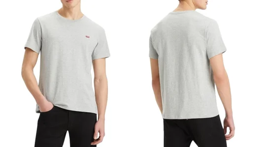 Levi’s SS Original Housemark Mid Tone Grey para hombre