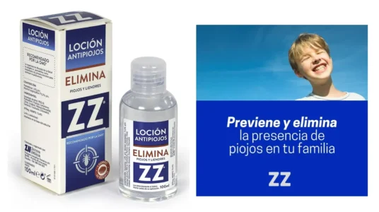 Loción capilar antipiojos ZZ de 100 ml