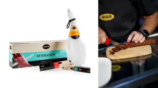 Lote Paleta Curada 4,5 kg + Salchichón y Chorizo Ibérico de Jamones NICO