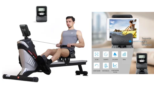 Máquina de remo ISE silenciosa para casa