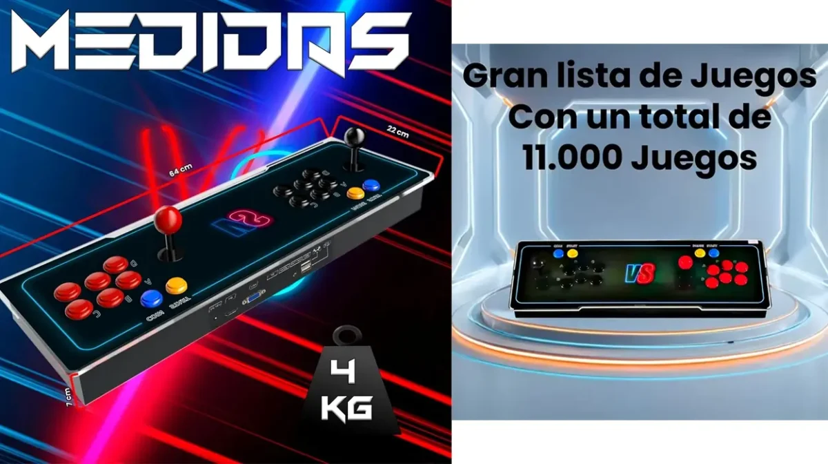 Máquina recreativa arcade Pandora Box Extreme con 11.000 juegos