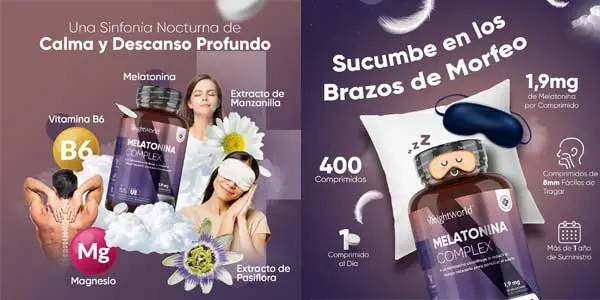 Melatonina Pura Complex WeightWorld oferta