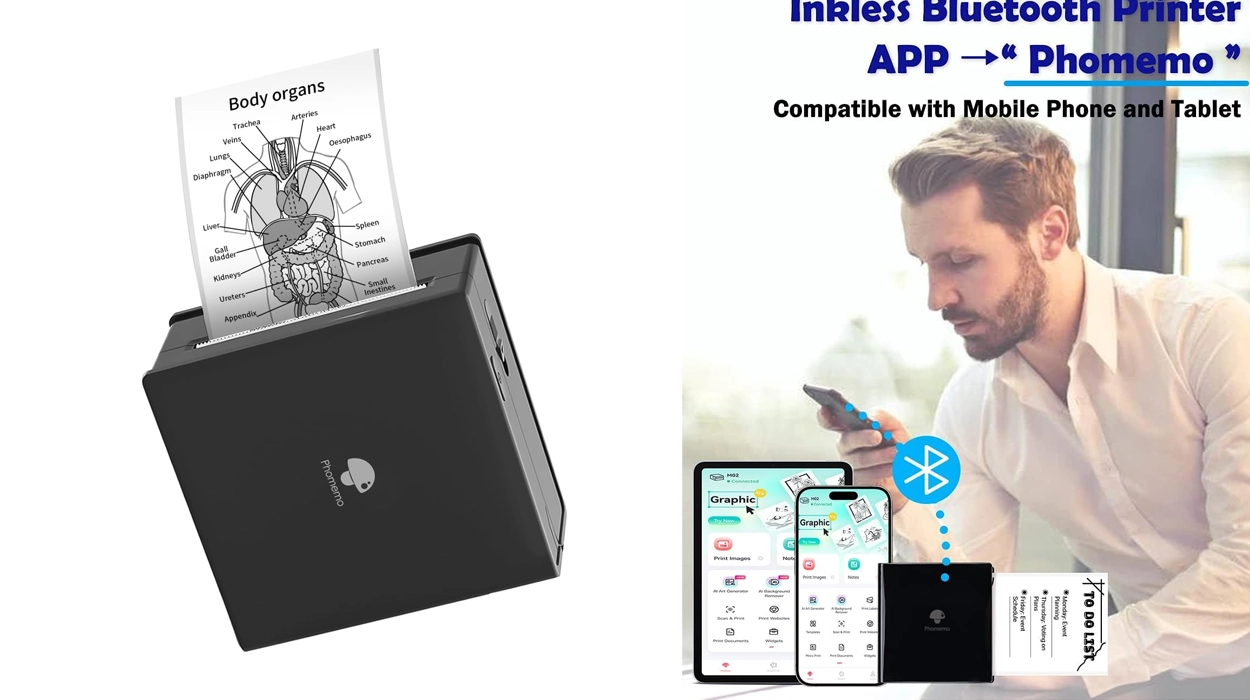 Mini impresora portátil térmica Phomemo M02