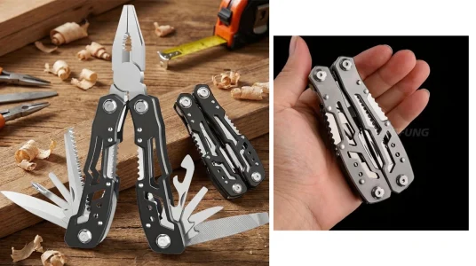 Multiherramienta plegable con alicates 9 en 1