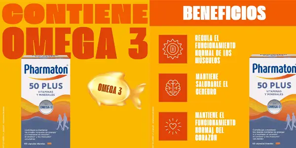 Multivitamínico Pharmaton 50+ 60 cápsulas barato