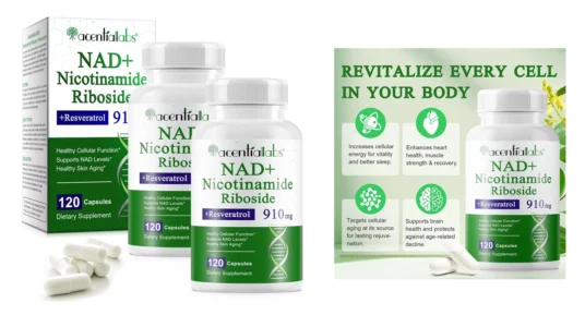 NAD Nicotinamide RIboside 910 mg de 240 cápsulas