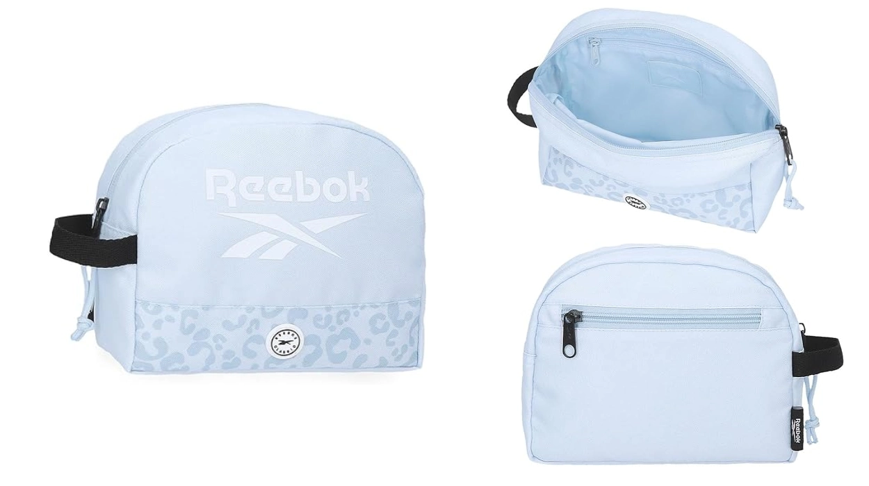 Neceser Reebok Maura con cremallera y bolsillo interior