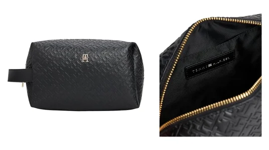 Neceser Tommy Hilfiger Washbag con logo en relieve para mujer