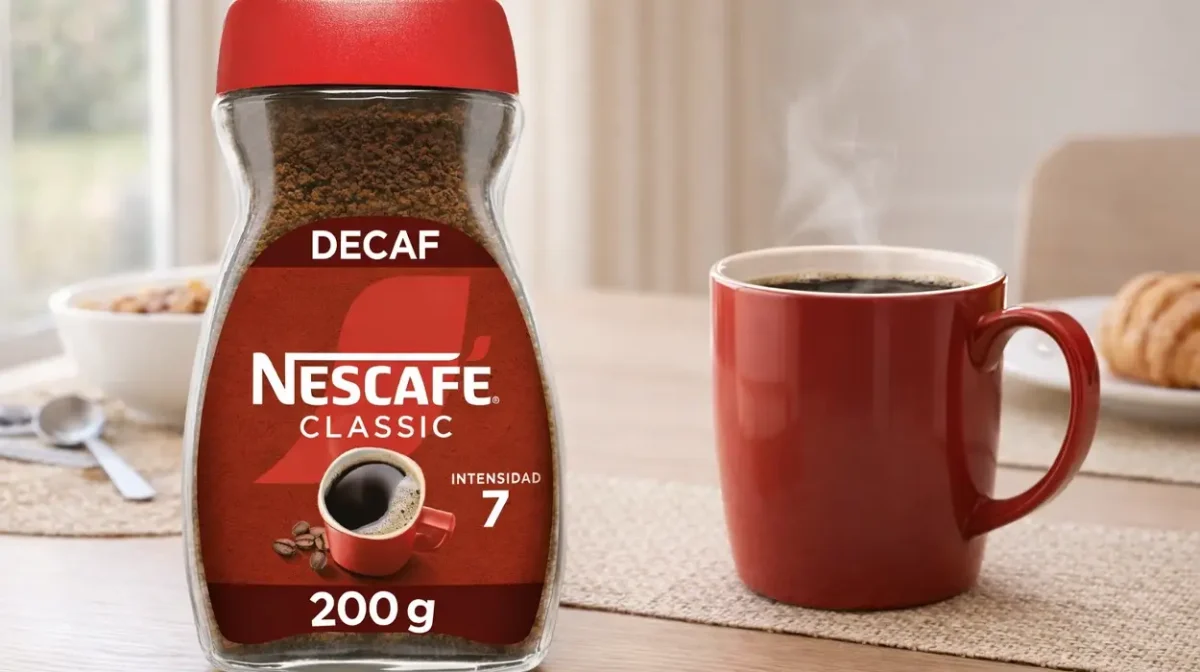 Nescafé Classic Café Soluble Descafeinado de 200 g