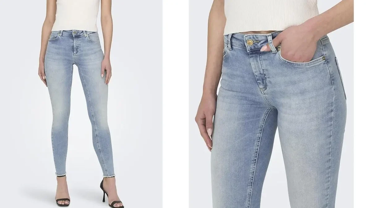 Vaqueros Only Onlblush skinny de cintura media para mujer