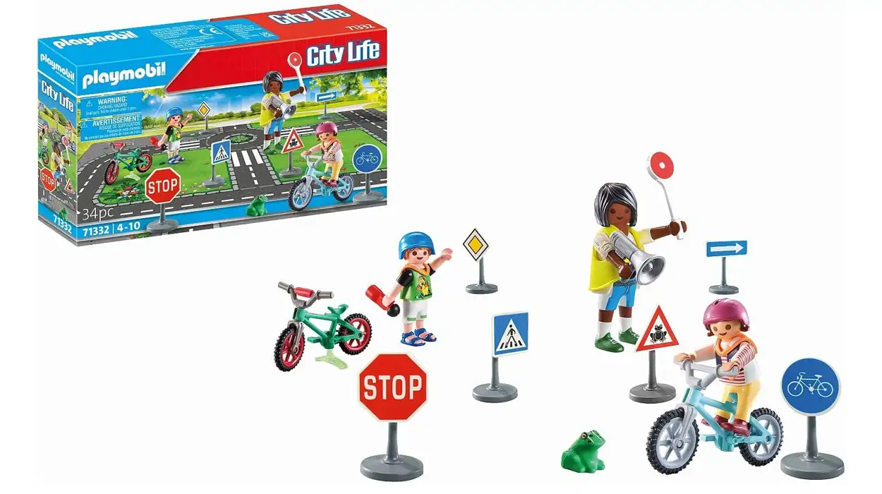 PLAYMOBIL City Life 71332 Educación Vial Curso de Bicicletas barato