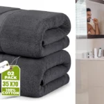 Pack de 2 toallas de baño Jumbo Utopia Towels (90 x 180 cm)
