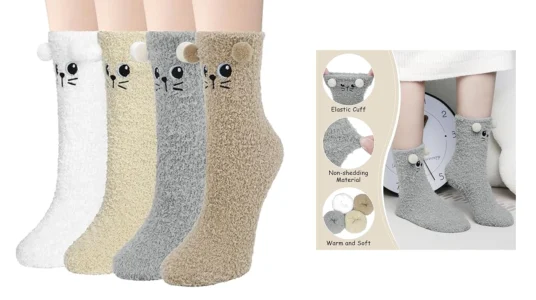 Pack de 4 pares de calcetines térmicos para mujer