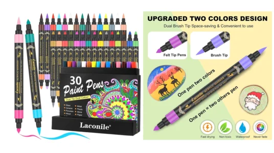 Pack de 60 rotuladores acrílicos Laconile