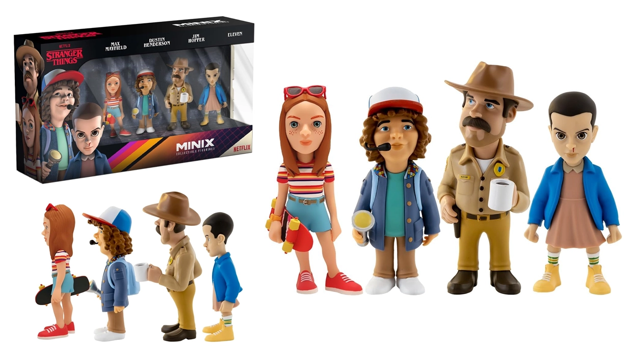 Pack de figuras coleccionables Minix Stranger Things MN12688
