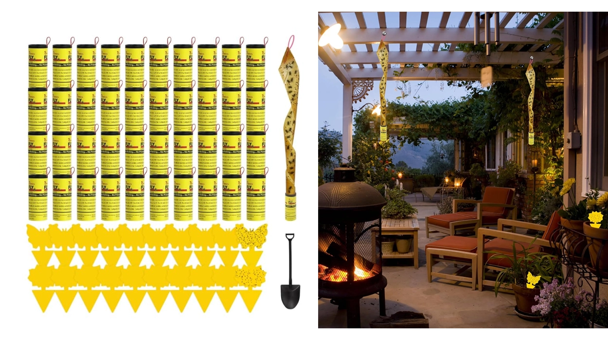 Pack de trampas para moscas de 60 piezas