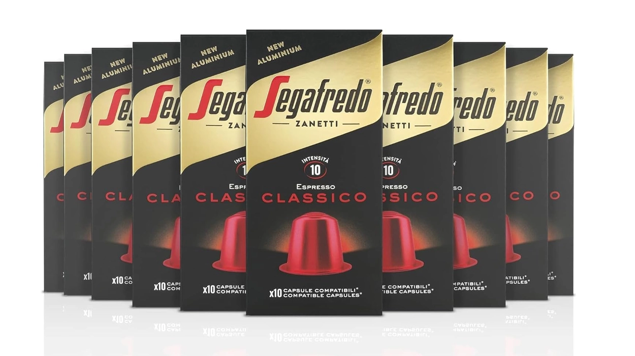 Pack x100 cápsulas de café Segafredo Zanetti Classico compatibles con Nespresso