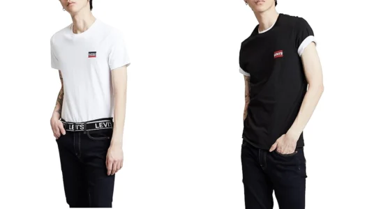 Pack x2 Camisetas Levi's Crewneck Graphic para hombre
