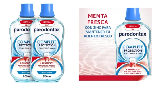 Pack x2 Colutorio Parodontax Complete Protection 0% alcohol de 500 ml