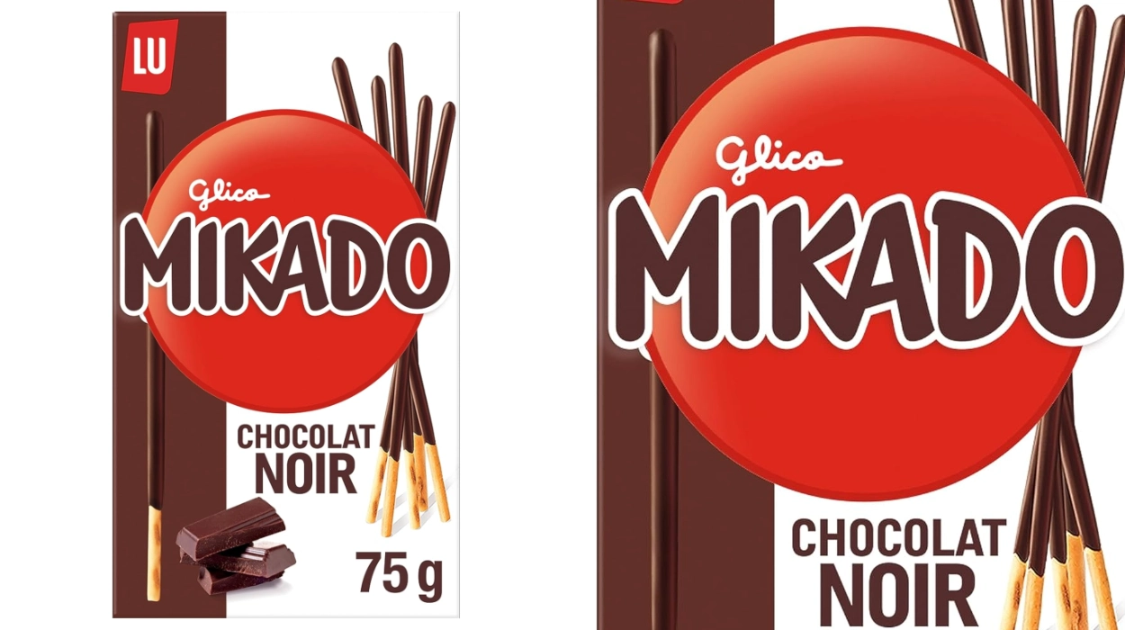 Pack x3 cajas de Mikado Chocolate Negro de 75 g