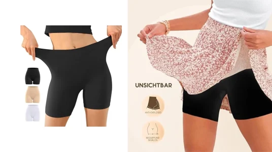 Pack x3 mallas cortas antirozaduras Youshow para mujer