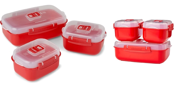Pack x3 recipientes Sistema Heat & Eat para microondas oferta