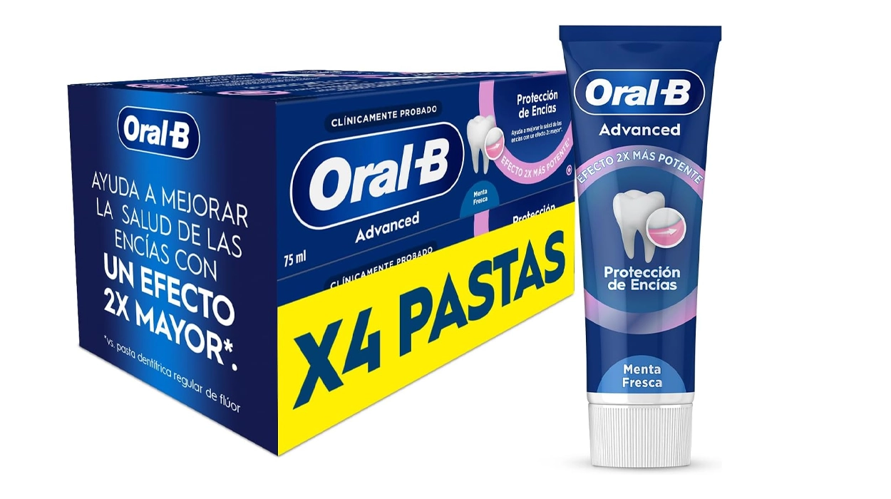 Pack x4 Dentífrico Oral-B Pro-Expert Advanced