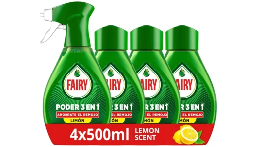 Pack x4 Fairy Poder Sin Remojo con dosificador