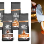 Pack x5 café en grano Der-Franz (Avellana, Vainilla, Chocolate, Canela y Caramelo)