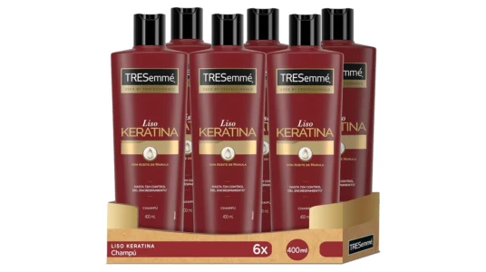 Pack x6 Champú Tresemmé Liso Keratina de 400 ml barato