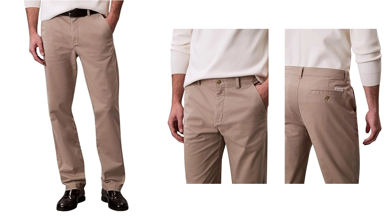 Pantalón chino Calvin Klein Cotton Signature Slim