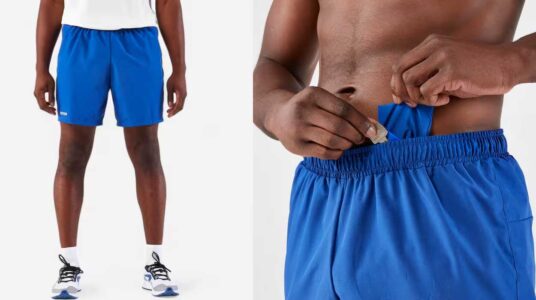 Pantalón corto running KIPRUN Run 100 barato