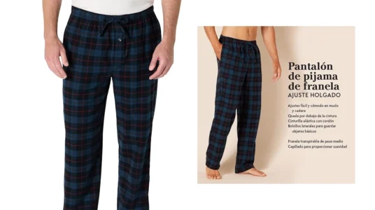 Pantalón de pijama de franela Amazon Essentials para hombre (tallas grandes)