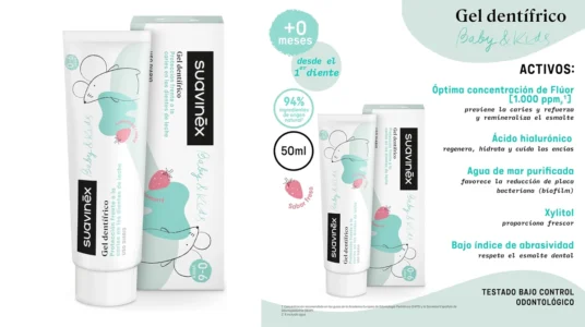 Pasta de dientes Suavinex para bebés y niños