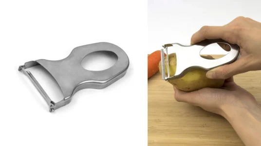 Pelador de patatas Fackelmann Cromo