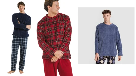 Pijamas polares Tramas+ para hombre