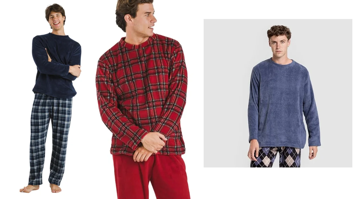 Pijamas polares Tramas+ para hombre